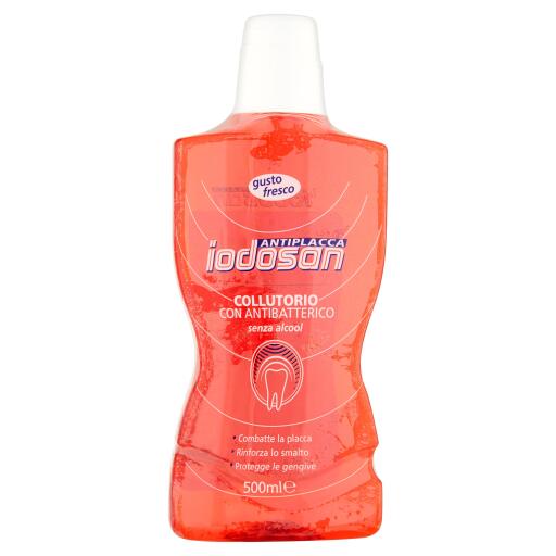 Collutorio antiplacca 500ml Iodosan