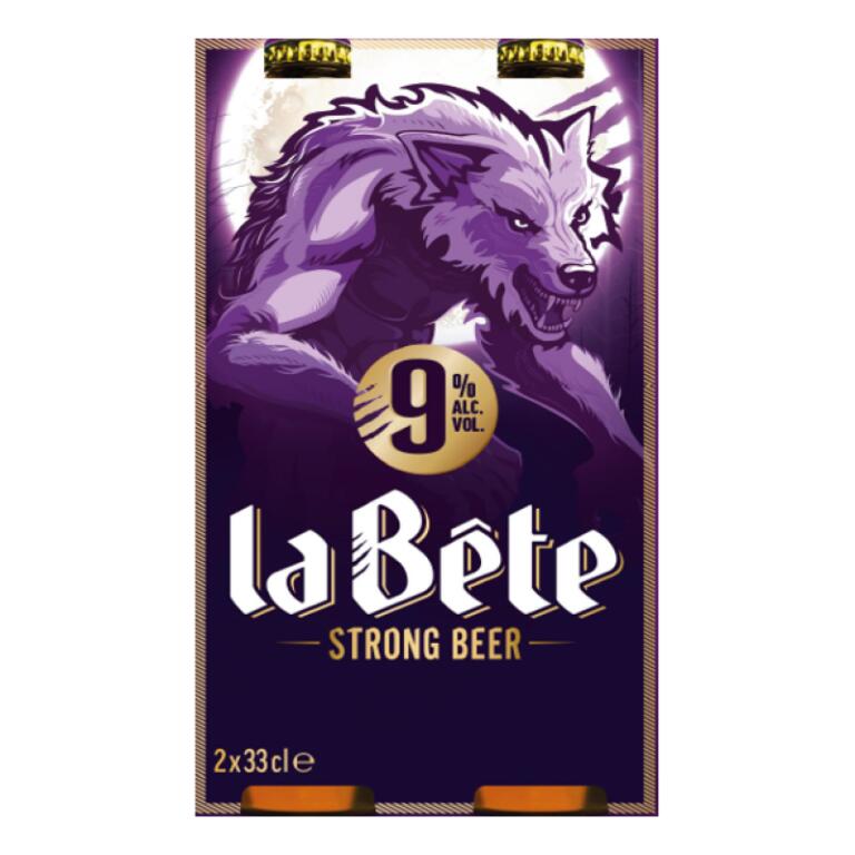 Birra strong beer doppio malto 33clx2