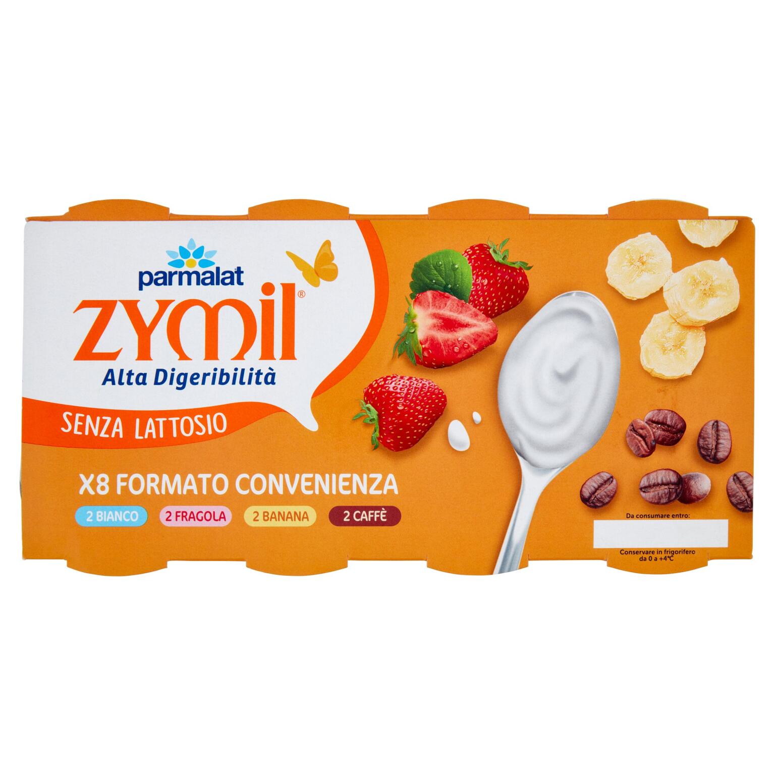 Yogurt Zymil 8x125g assortiti Parmalat