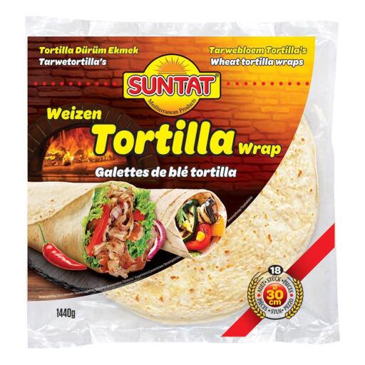 Tortillas di Grano 30cm 1440g Suntat