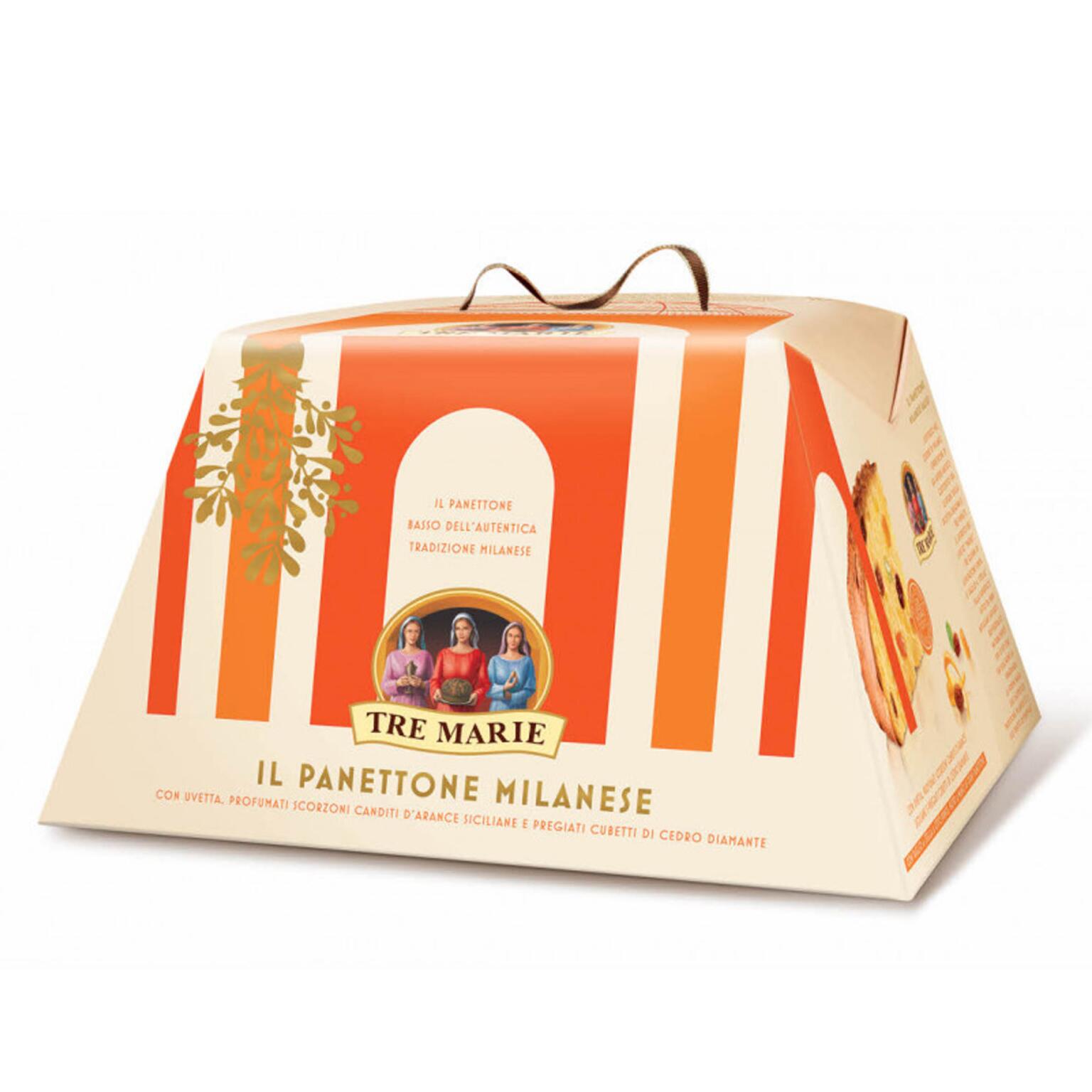 Panettone Milanese basso 750g Tre Marie