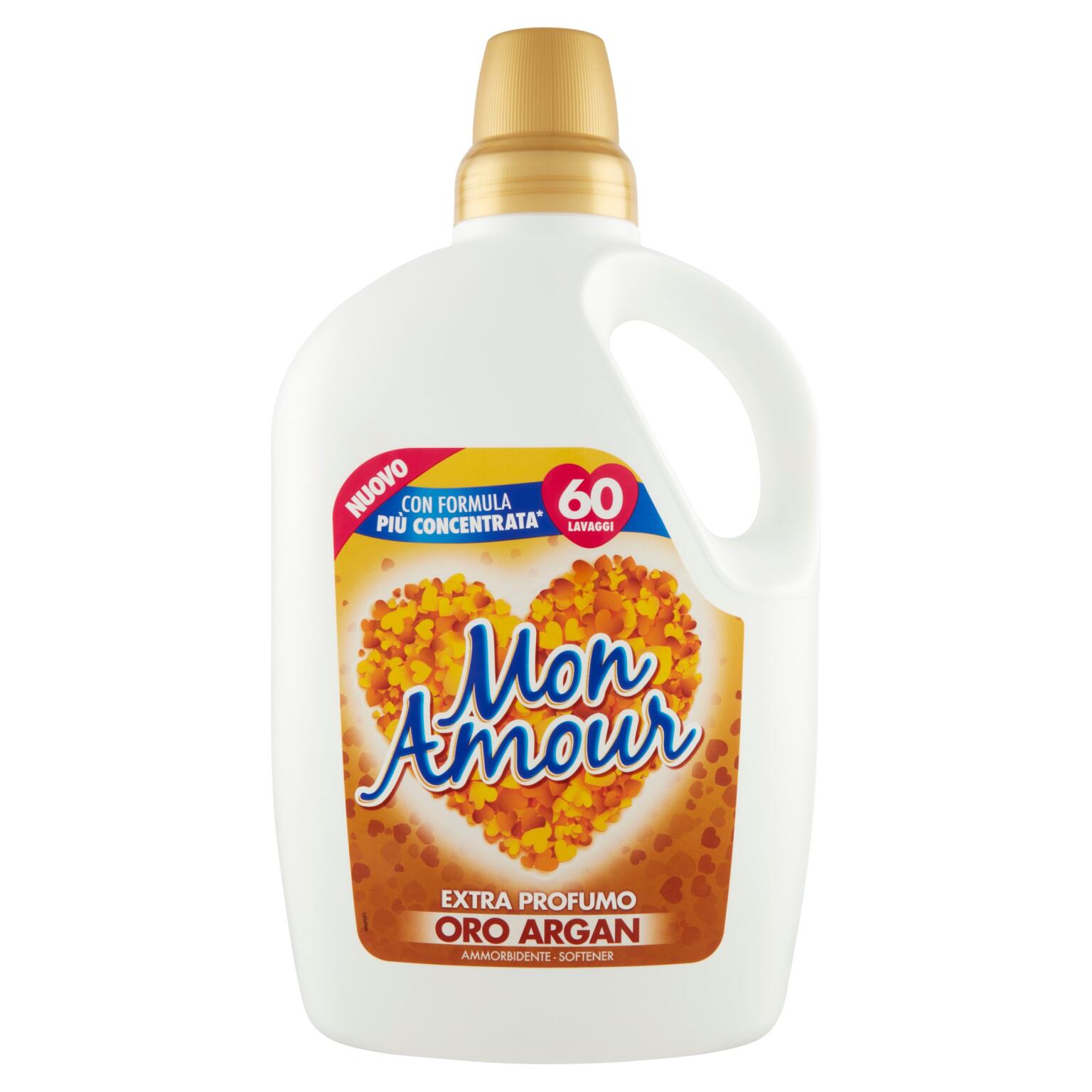 Ammorbidente Oro&Argan 60lv 3lt mon amour