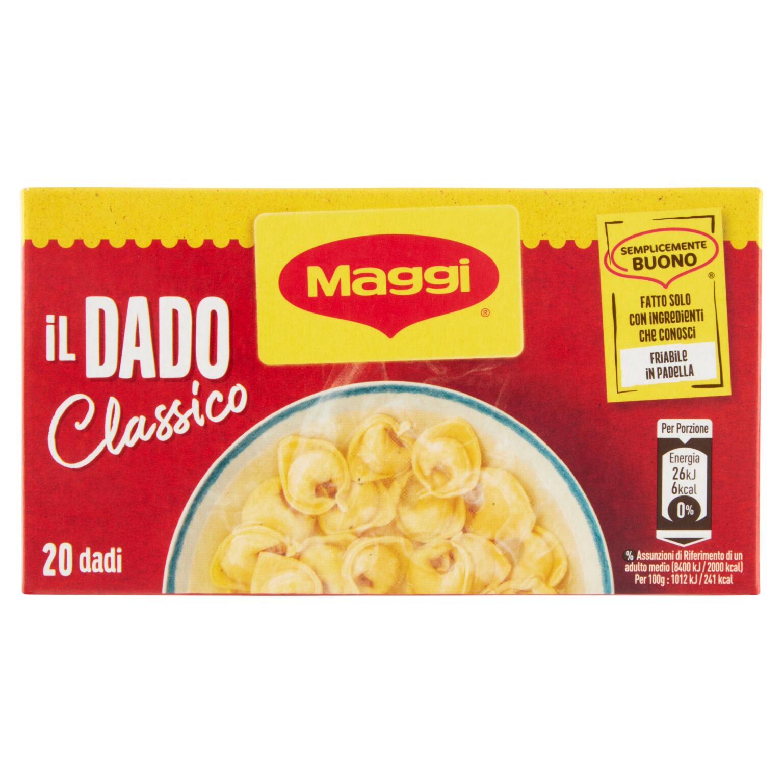 Dado 20 cubi gusto classico 200g Maggi