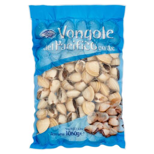 Vongole del Pacifico bianche intere cotte 1kg Oggi Pesce