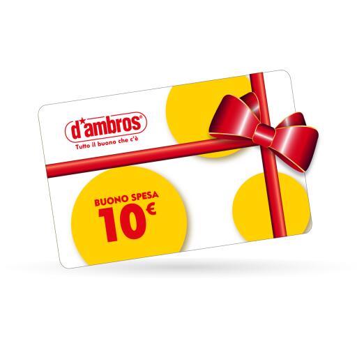 Gift Card 10€ scalabile