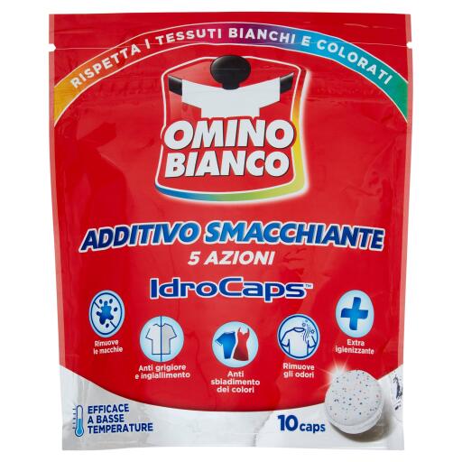 Omino Bianco Additivo Smacchiante Idrocaps 10pz