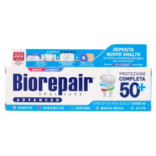 Dentifricio protezione completa 50+, 75ml Biorepair Advanced