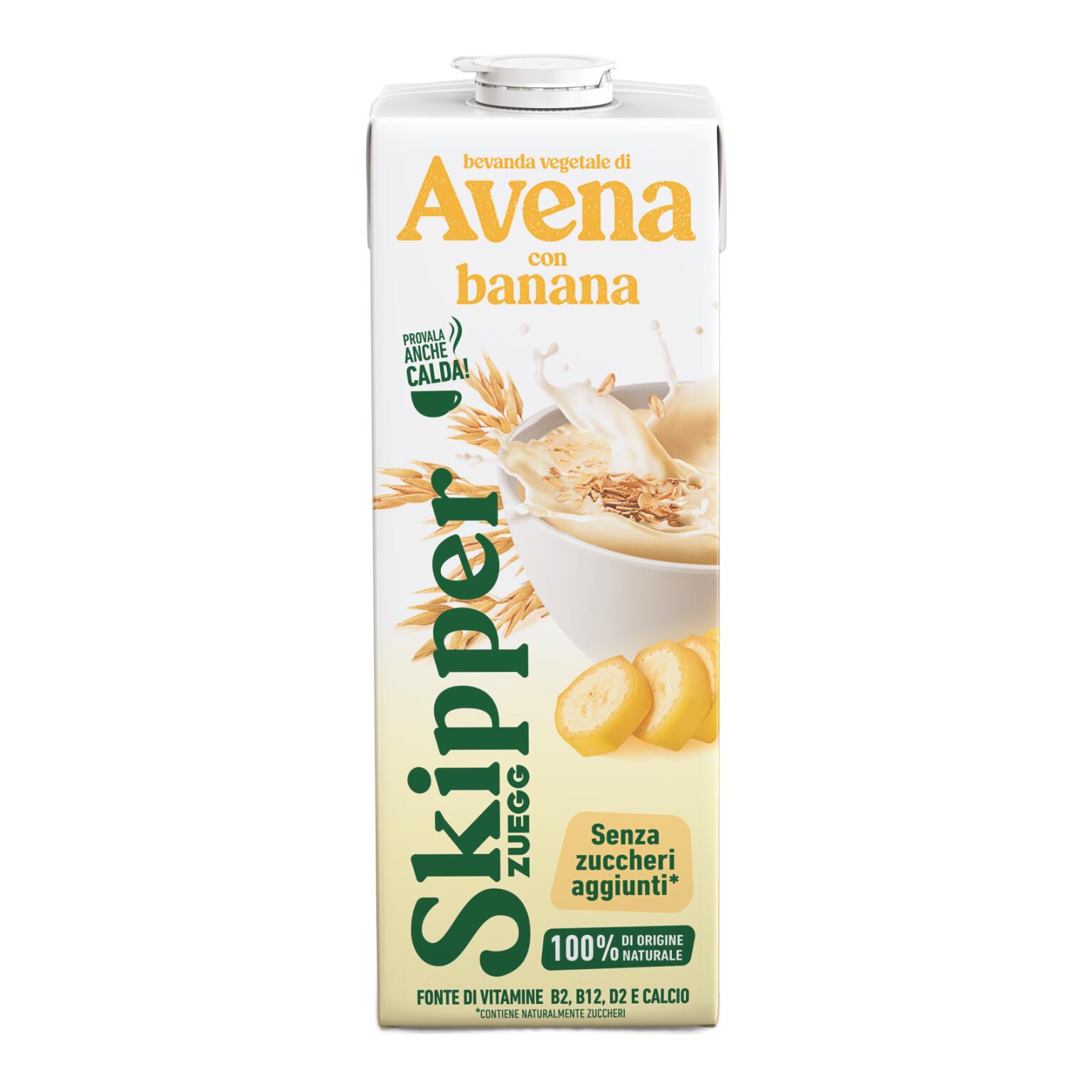 Bevanda Vegatale Avena con Banana 1l Skipper Zuegg