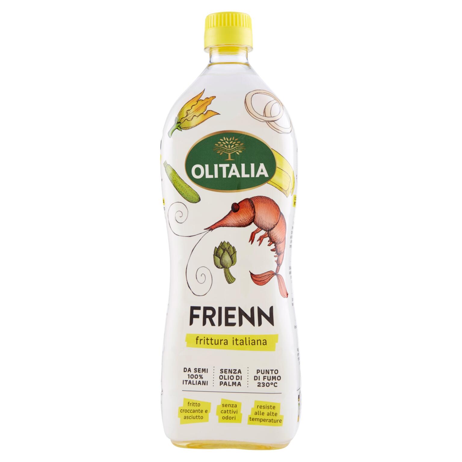Olio di Girasole 100% italiano (riduce i cattivi odori)1l Frienn Olitalia