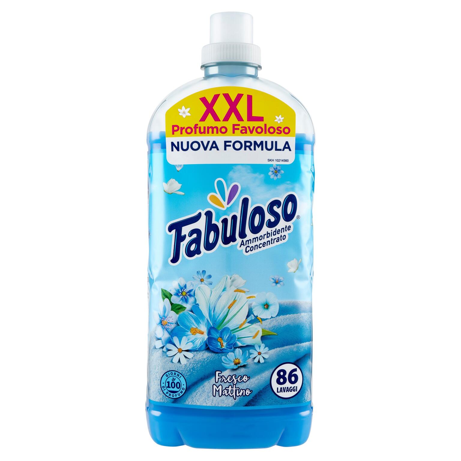 Ammorbidente Concentrato Fresco Mattino 86lavaggi 1,9l Fabuloso