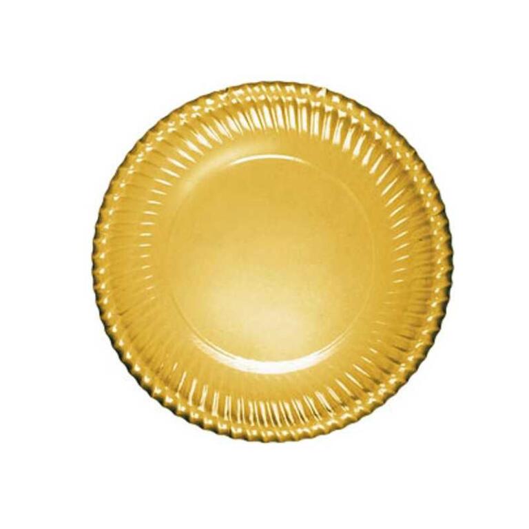 6Maxi Piatti d.cm30 Gold Bibo