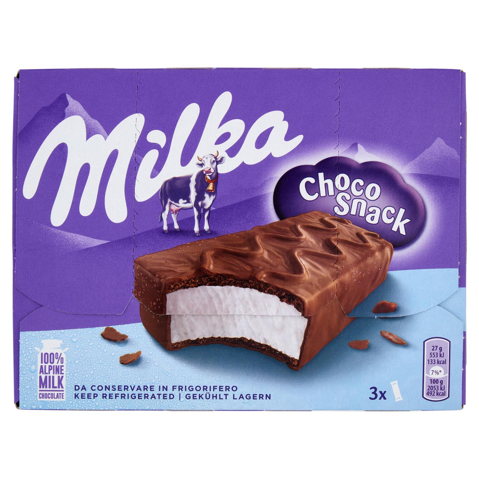 Choco snack 3x27g