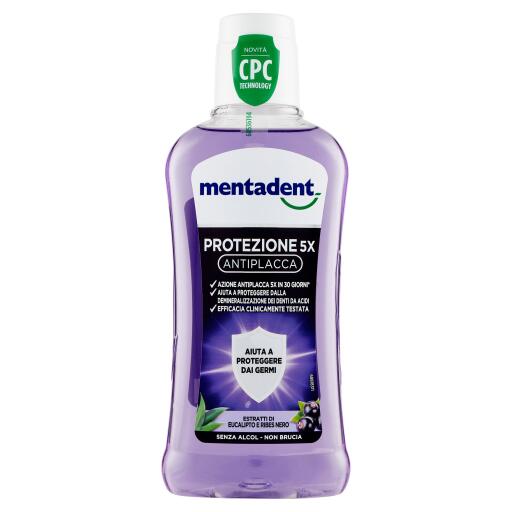 Mentadent collutorio 400ml antiplacca