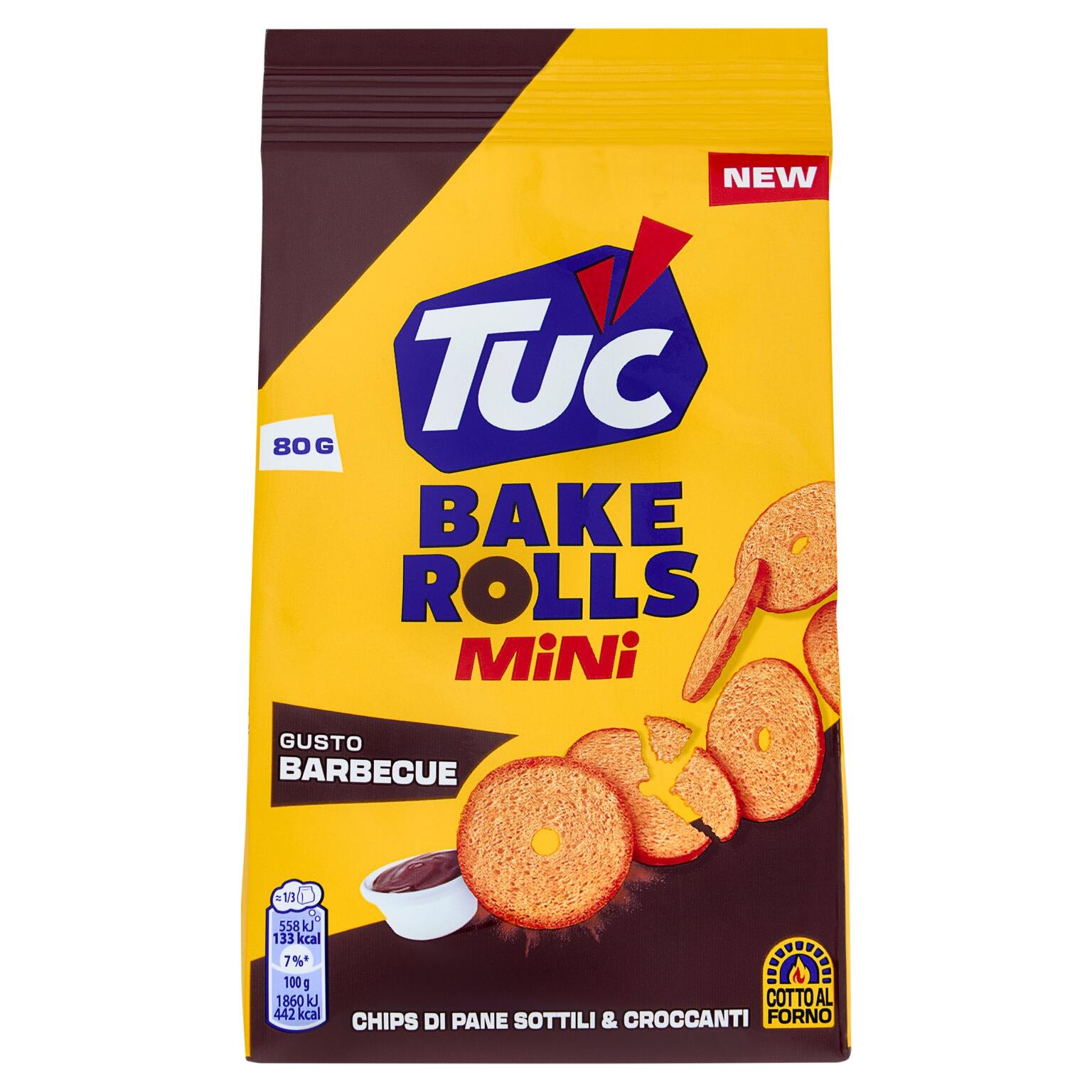 Tuc Bake Rolls Mini gusto pizza 80g
