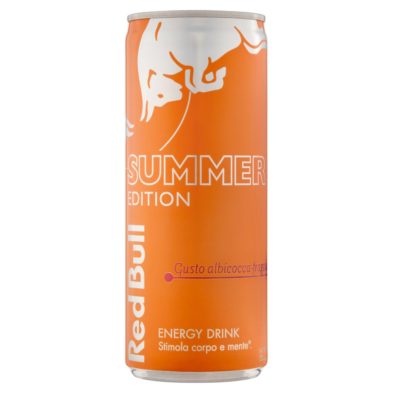 Red bull lattina Apricot Edition da 250ml