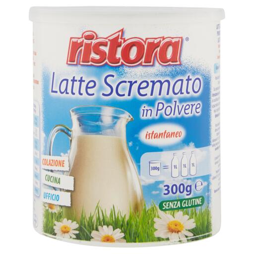 Latte scremato in polvere istantaneo 300g Ristora