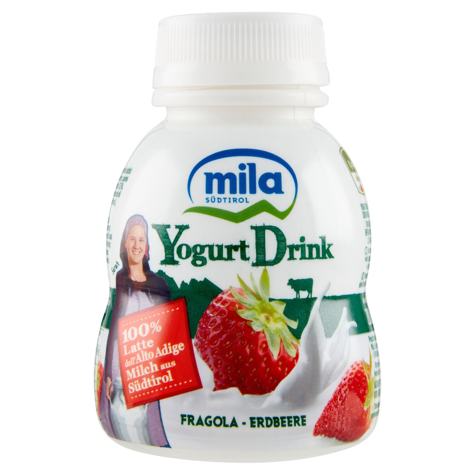 Yogurt da bere fragola 200g Mila