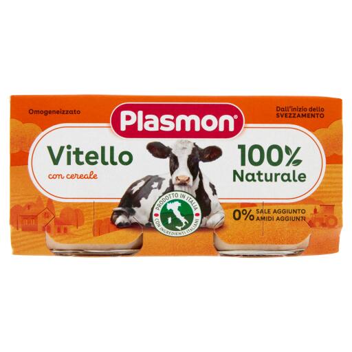 Omogeneizzato Plasmon 2x80g vitello