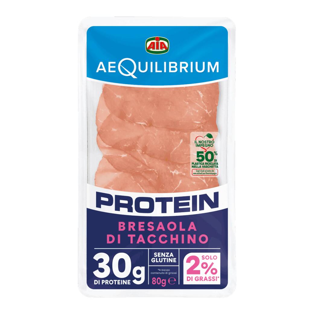 Bresaola Protein di Tacchino 80g Aequilibrium Aia