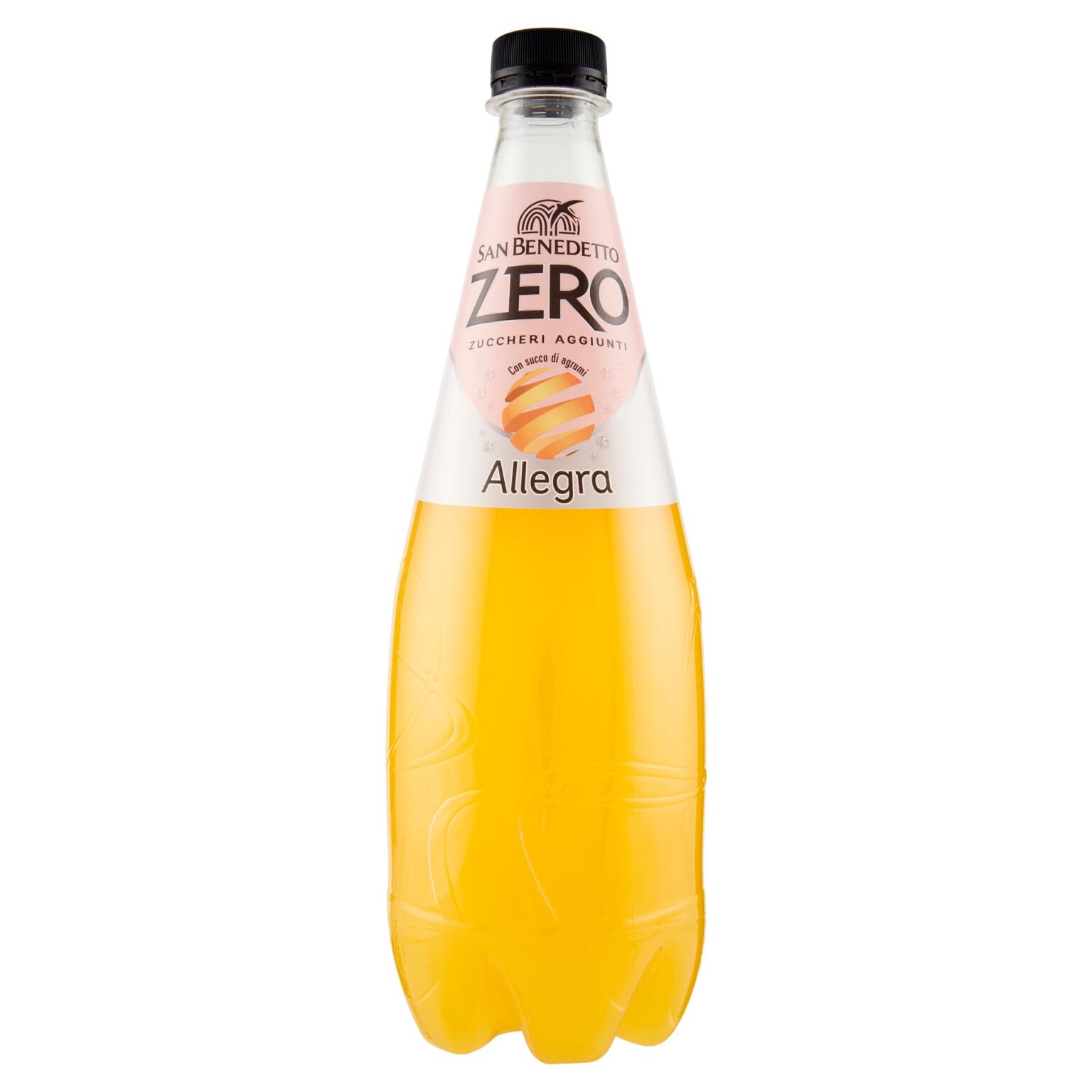 Aranciata Zero San Benedetto 75cl Allegra