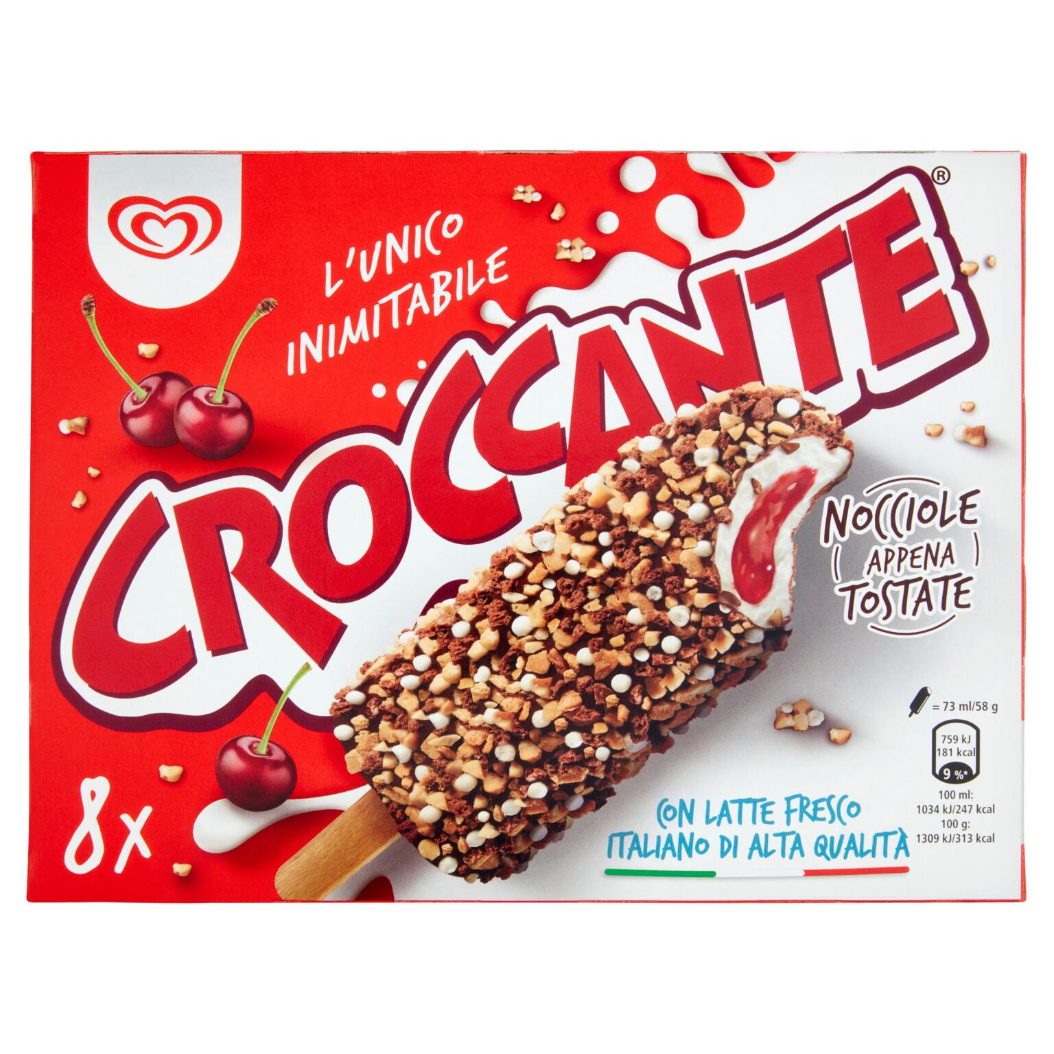 8 croccante amarena 464g