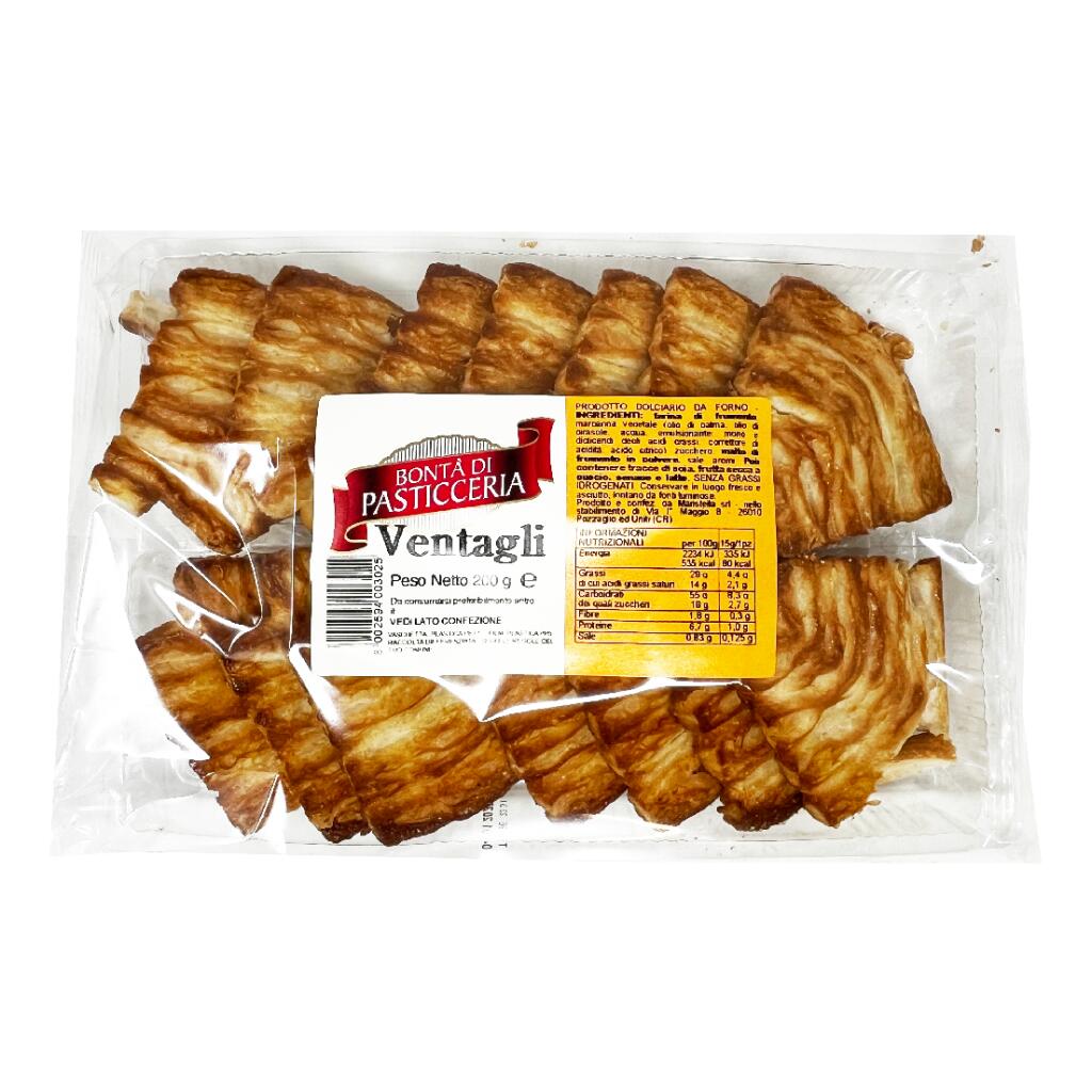 Ventagli di sfoglia 200g Bontà di pasticceria