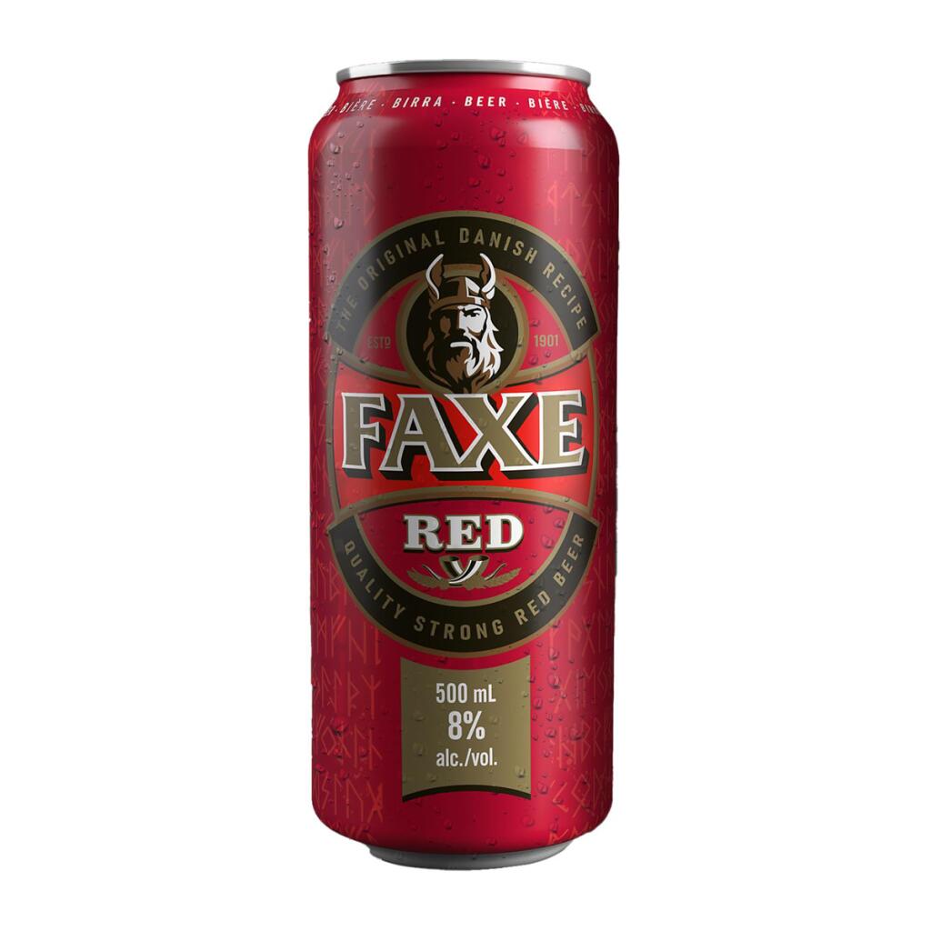Birra Faxe Red 8% lattina 50cl