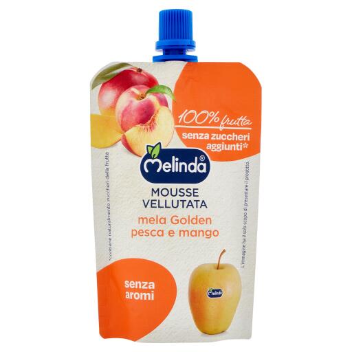 Squeez mela, pesca, mango 90g Melinda