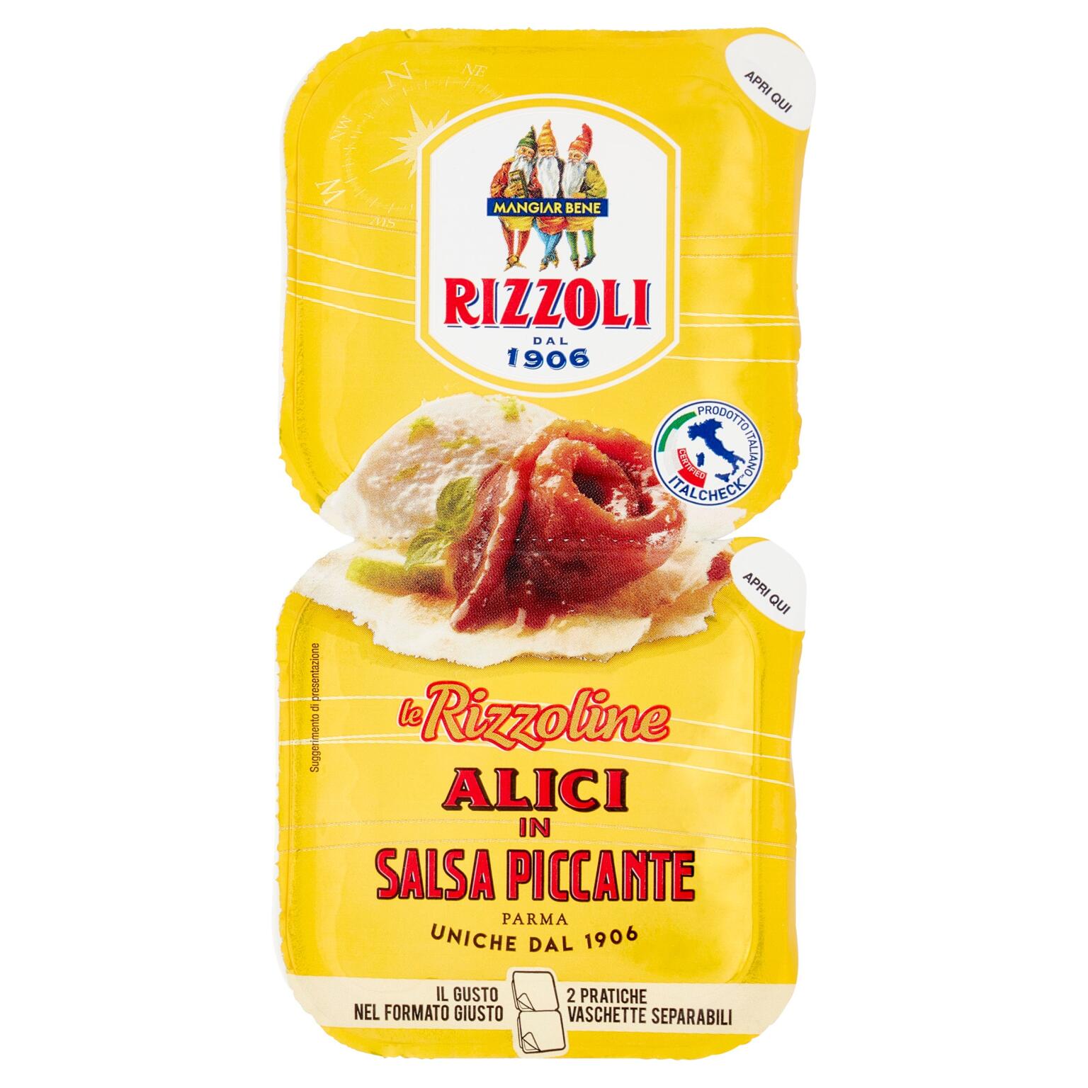 Alici Rizzoline in salsa piccante 2x26g