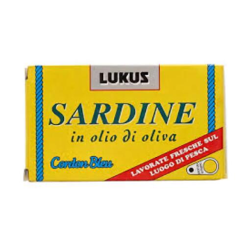 Sardine in olio di oliva 125g Lukus