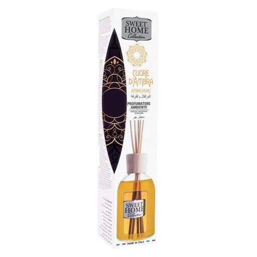Profumatore per ambienti Cuore D'Ambra 100ml Sweet Home