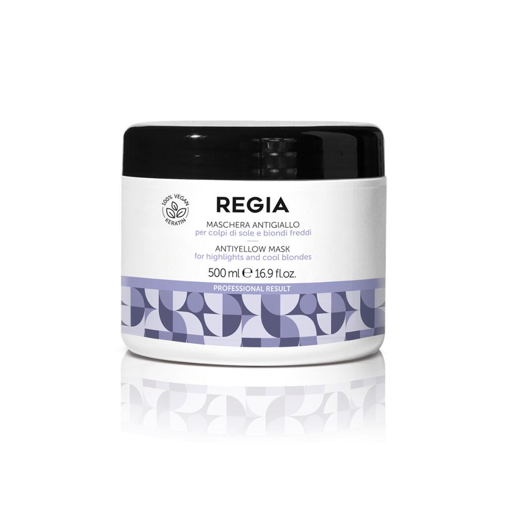 Maschera antigiallo per colpi di sole biondi freddi da 500ml Regia