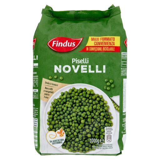 Piselli novelli 1000g Findus