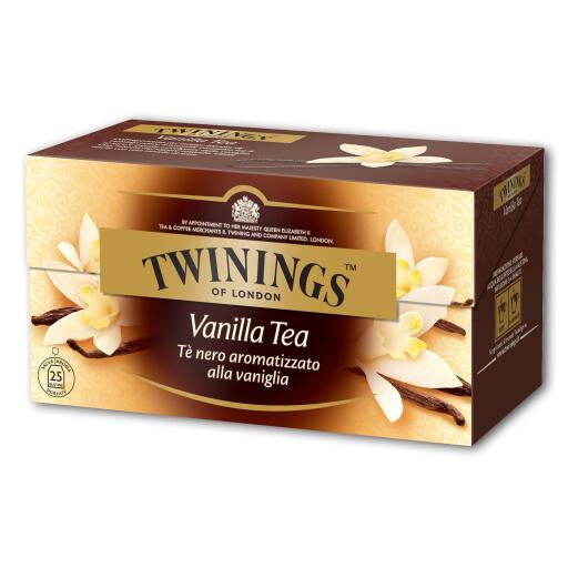 Twinings tè nero aromatizzato alla vagniglia 25 filtri