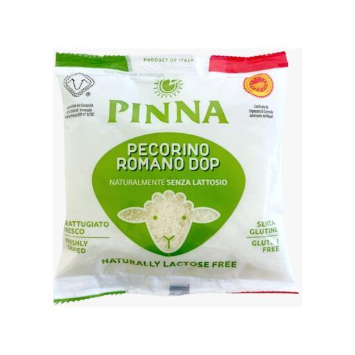 Pecorino Romano Dop grattugiato naturalmente senza lattosio 62,5g Pinna