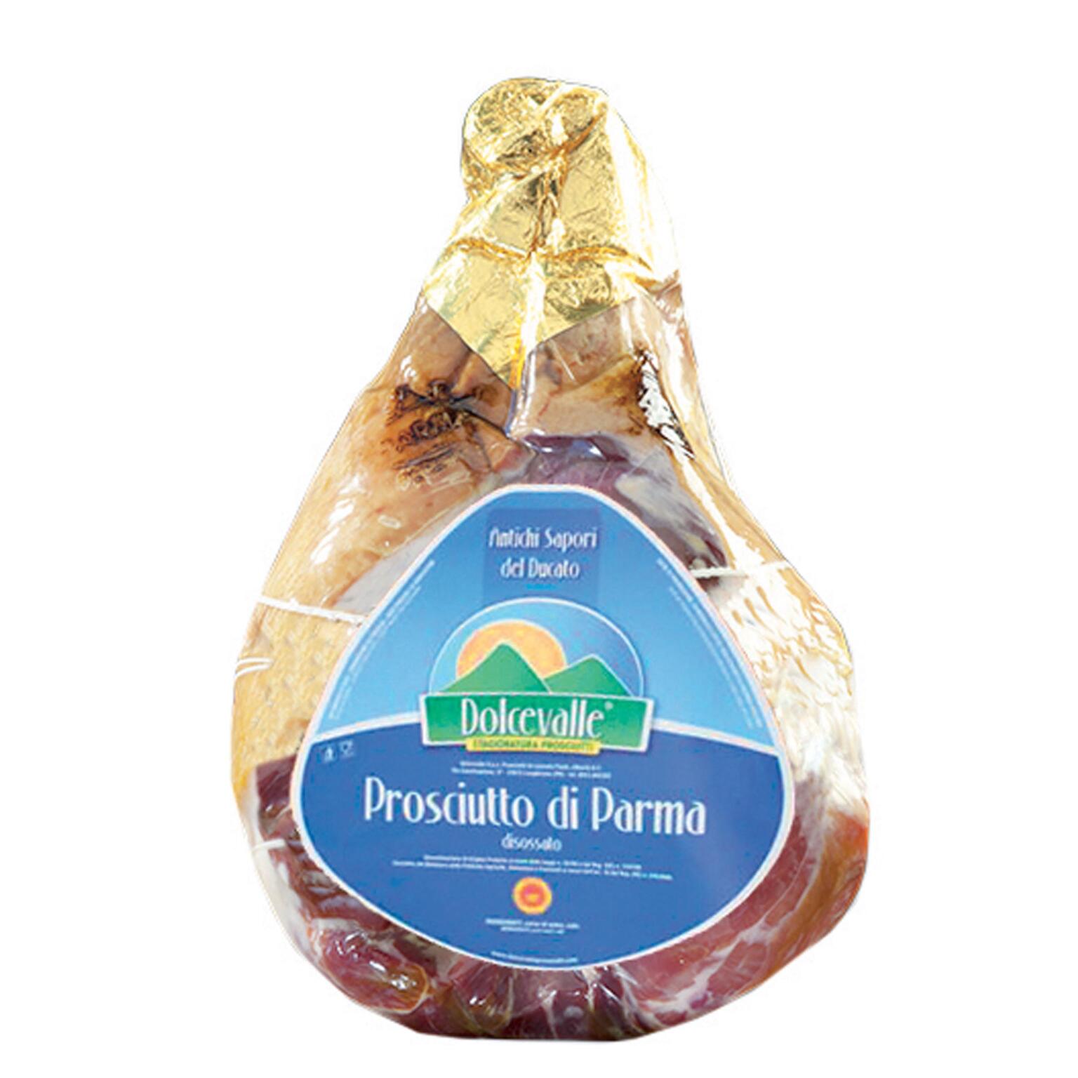 Prosciutto crudo Parma Dop senza osso addobbo Dolcevalle