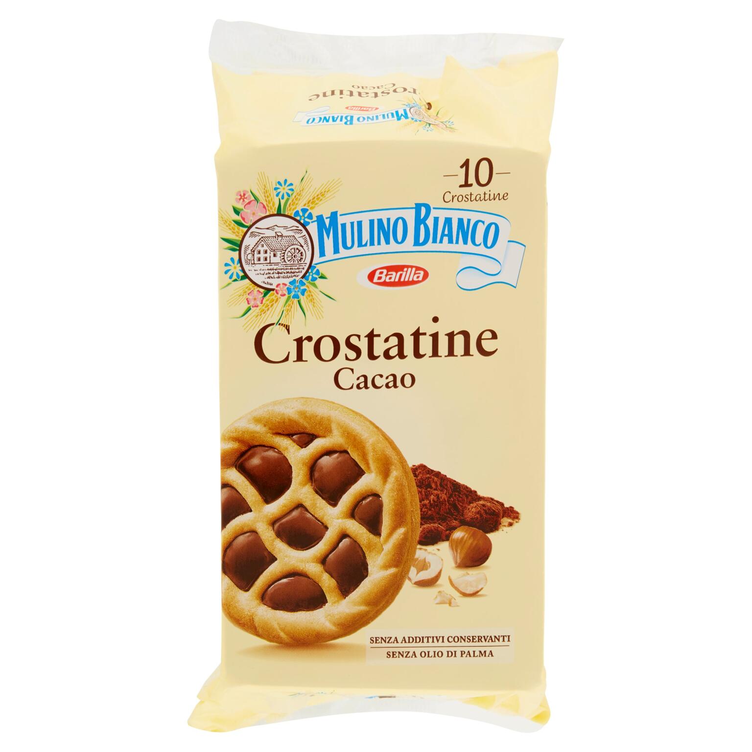 Crostatine cacao 10 pezzi 400g Mulino Bianco Barilla