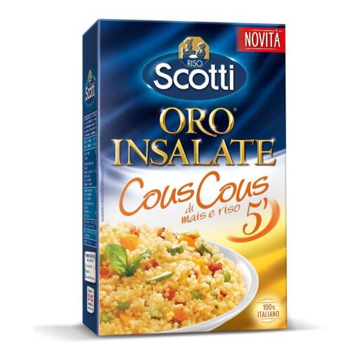 Riso oro insalate Cous Cous di mais e riso 5 minuti, 800g Riso Scotti