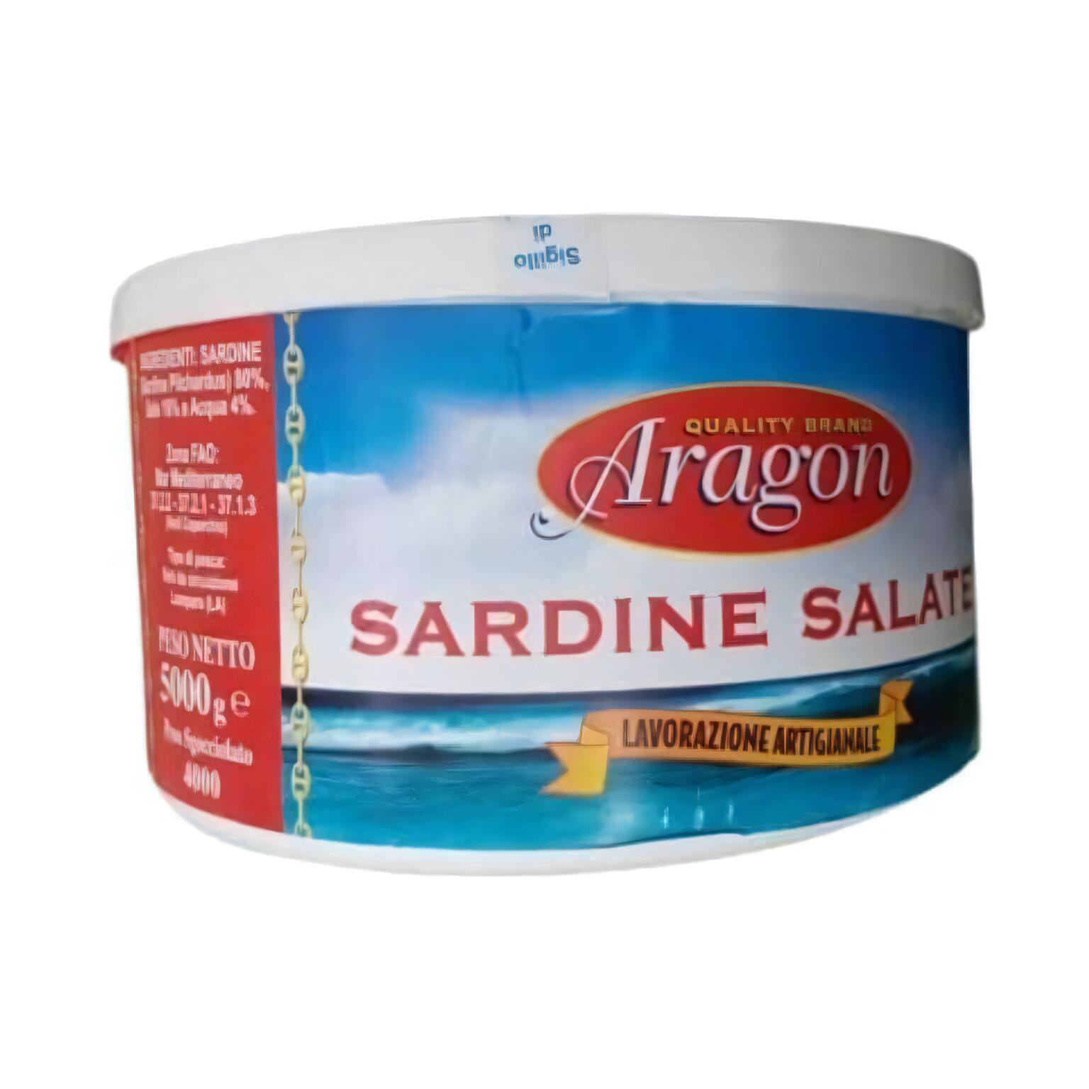 Sardine Sotto Sale Siciliane kg5 Aragon