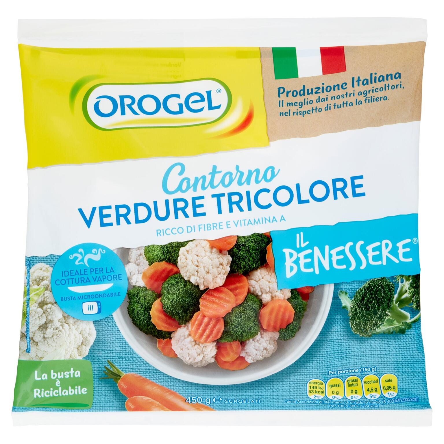 Contorno Tricolore 450g Orogel