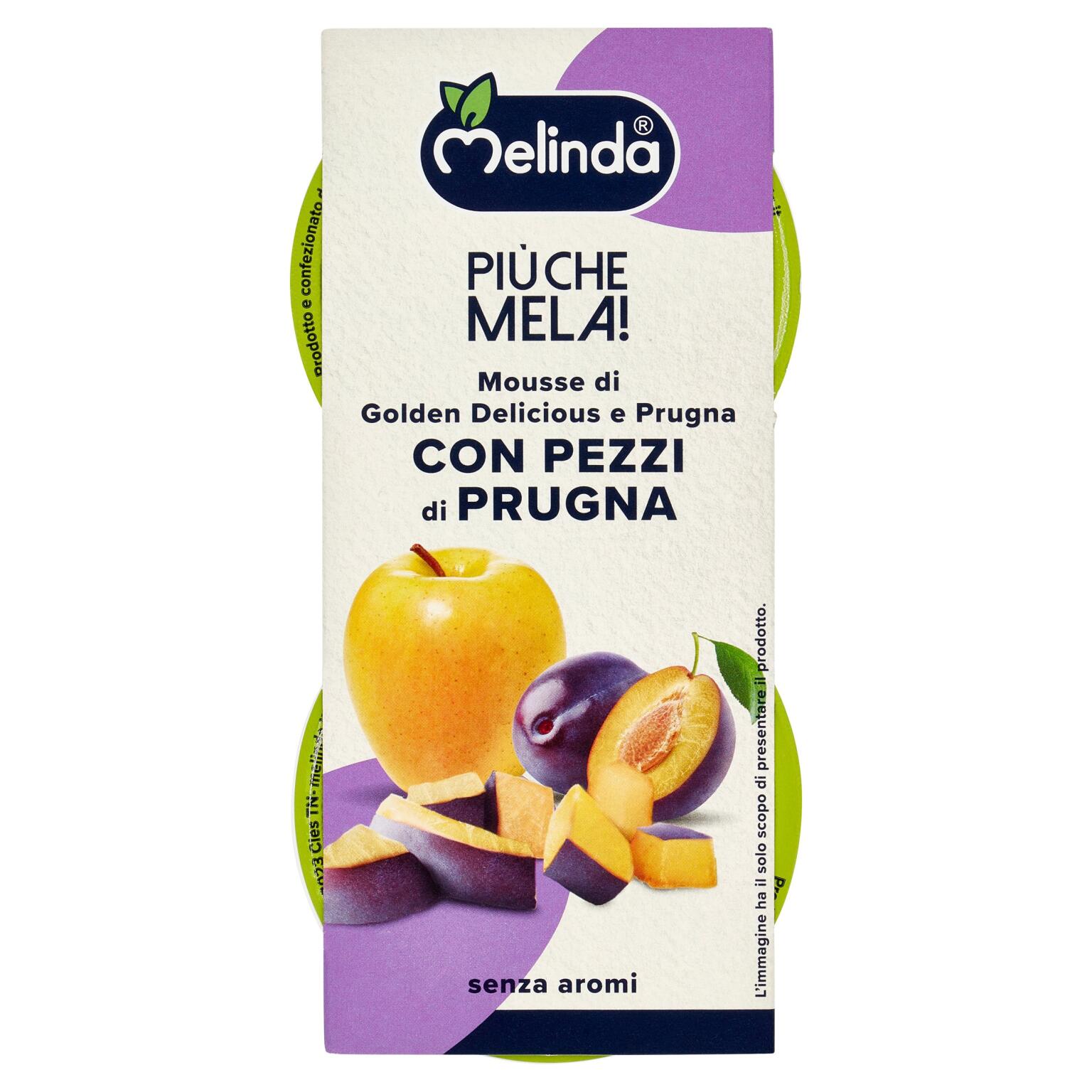 Più che mela mela e prugna 2x100g Melinda
