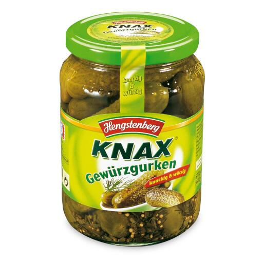 Cetrioli agrodolce knax 670g Hengstenberg
