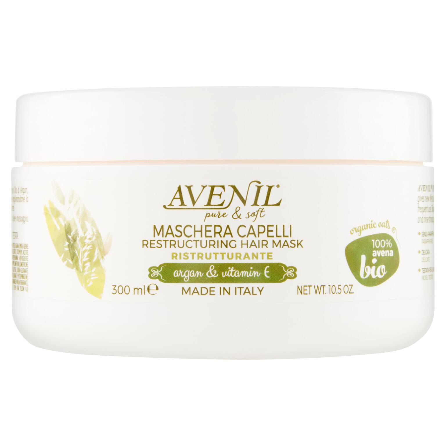 Maschera capelli avena ristrutturante 300ml