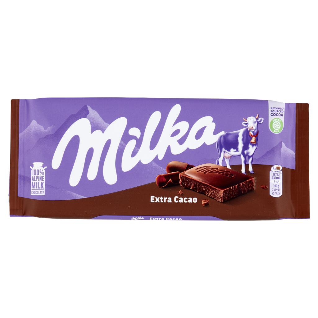 Tavoletta di Cioccolato Intenso Cacao 90g Milka