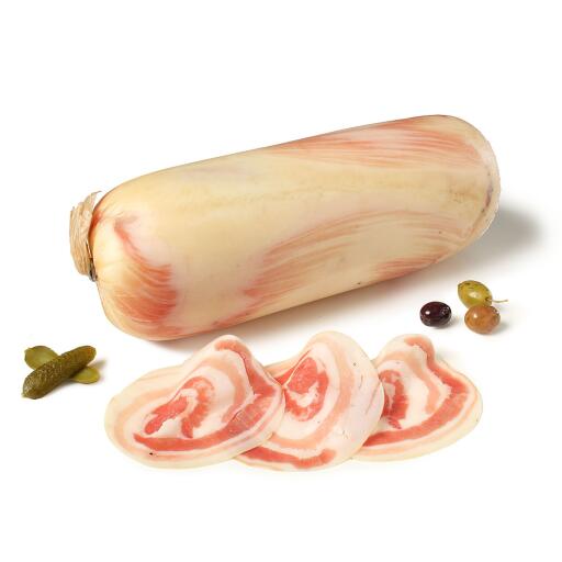 Pancetta scotennata corta intera Prazzoli