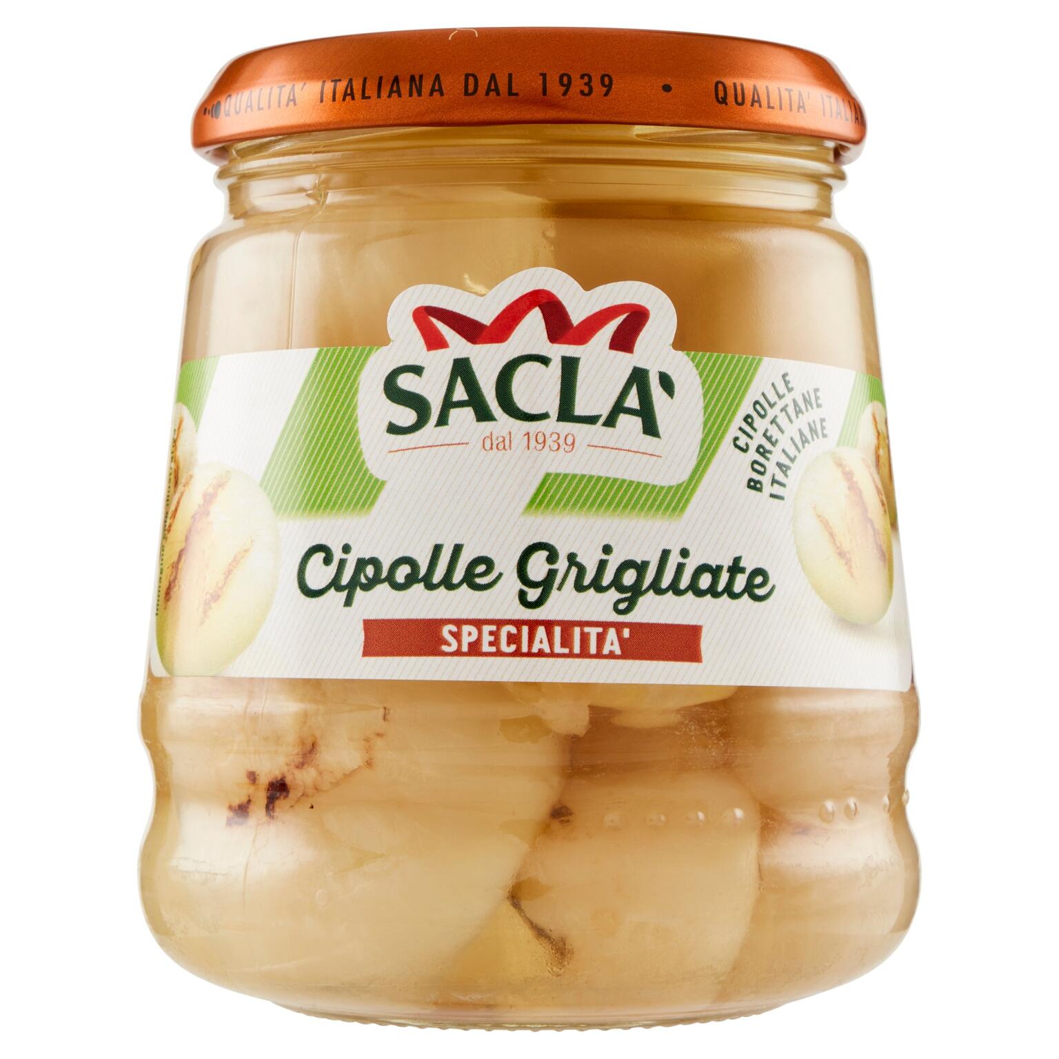 Cipollotte grigliate in olio di semi di girasole  280g Saclà
