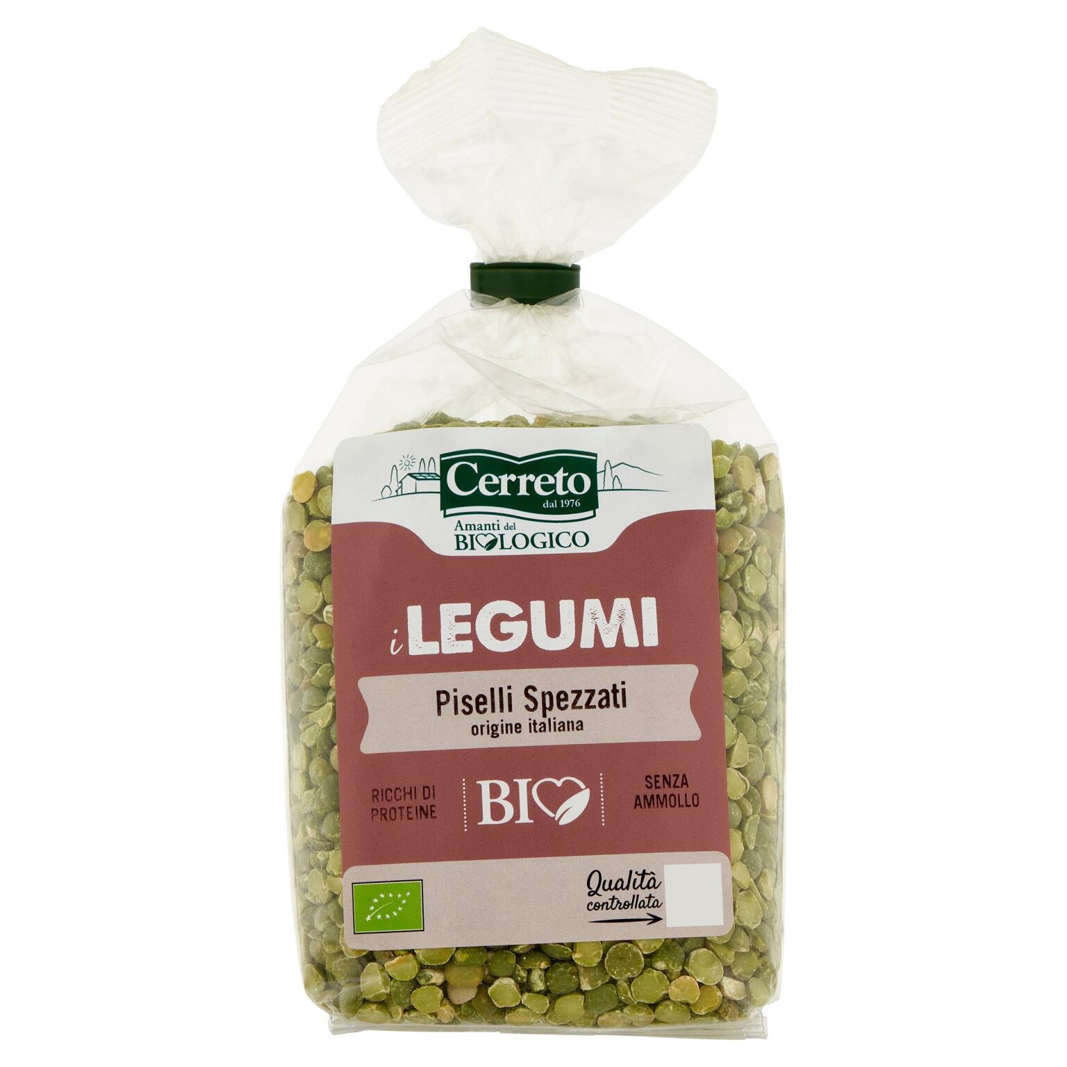 Bio Piselli Spezzati 350g Cerreto