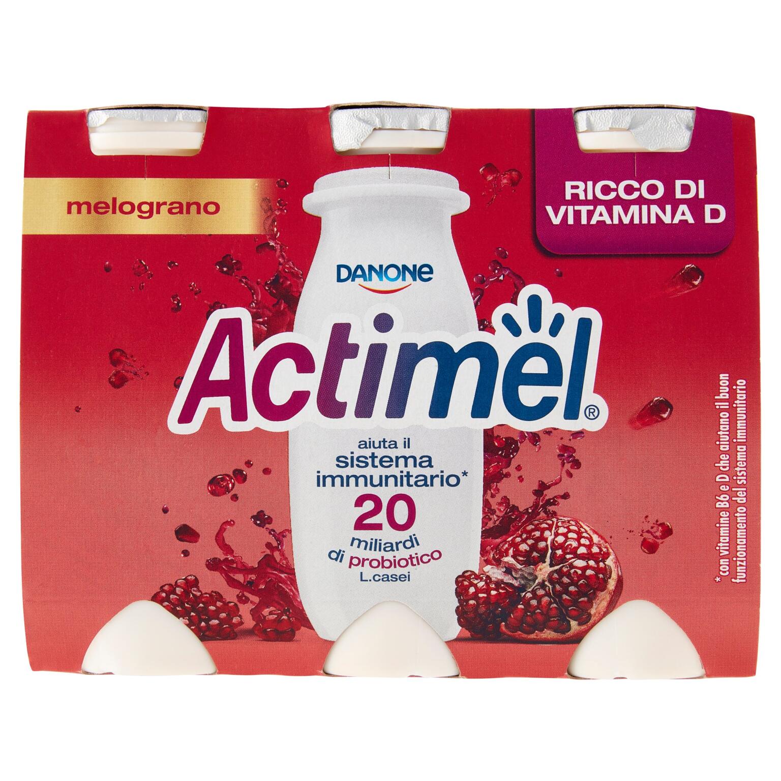 Actimel gusto melograno 6x100g Danone