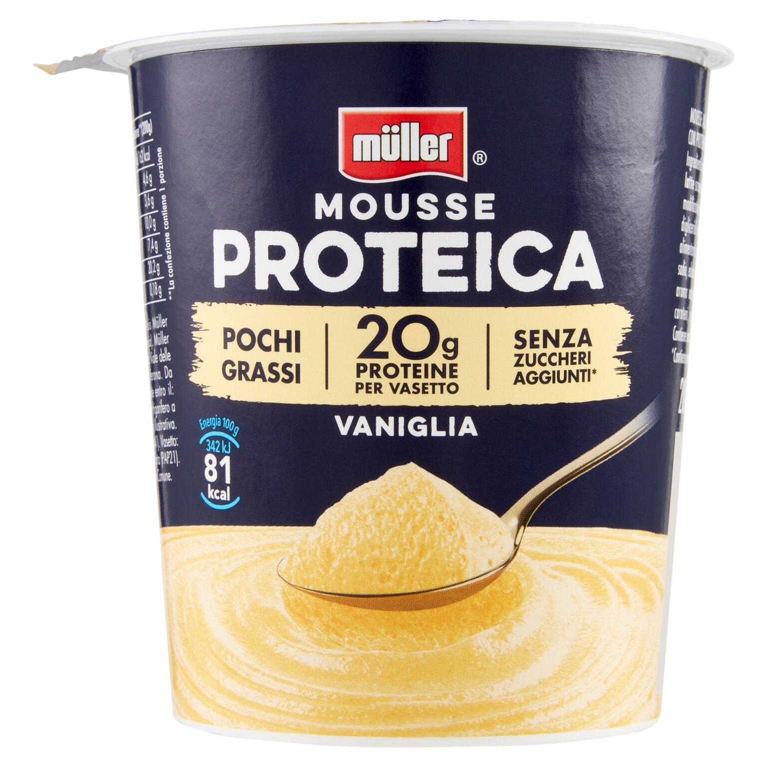Mousse proteica alla vaniglia 200g Muller