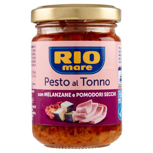 Pesto al Tonno con Melanzane e Pomodori Secchi 130g Rio Mare
